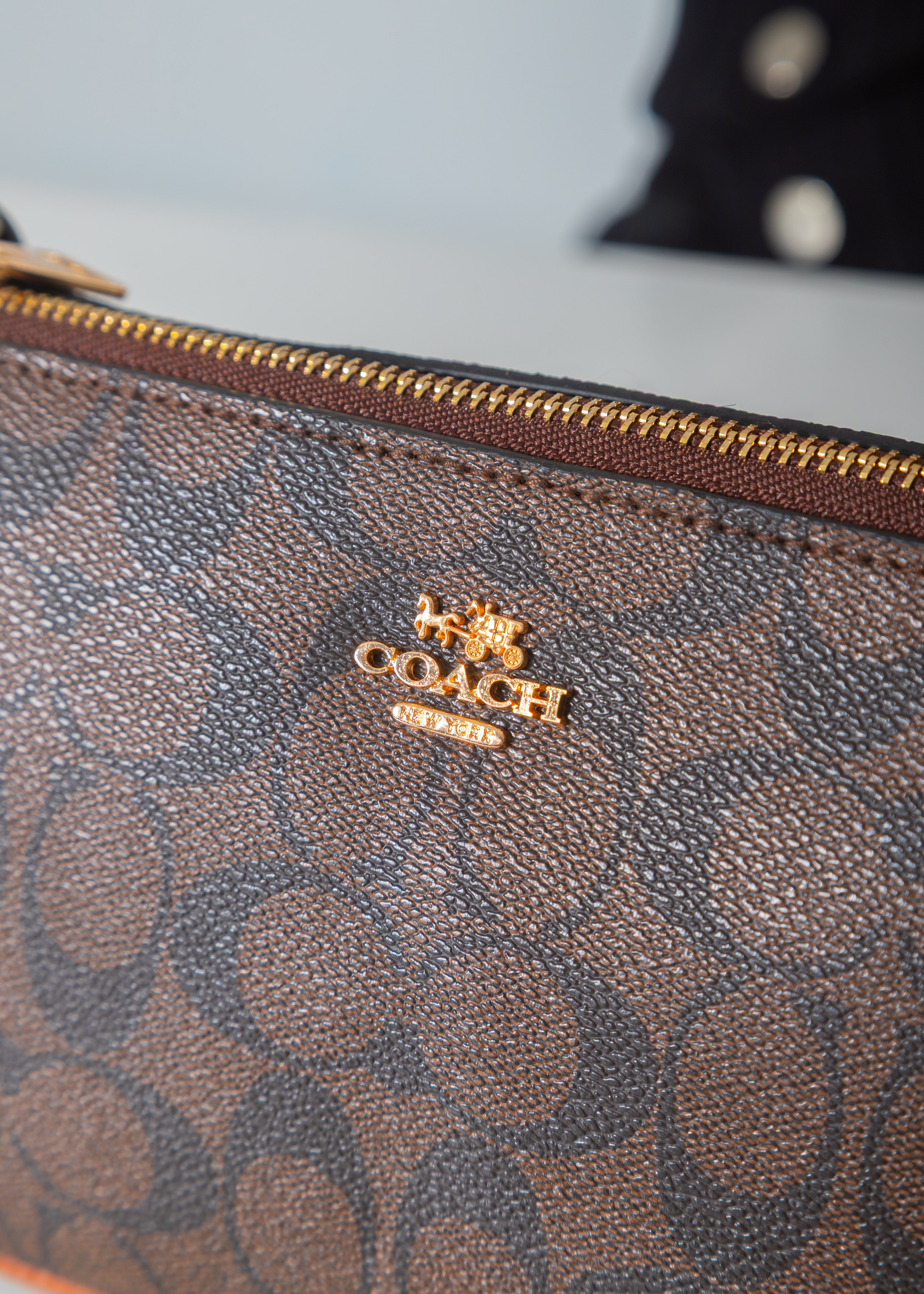 The Iconic Shoulder Pochette Bag-light-brown