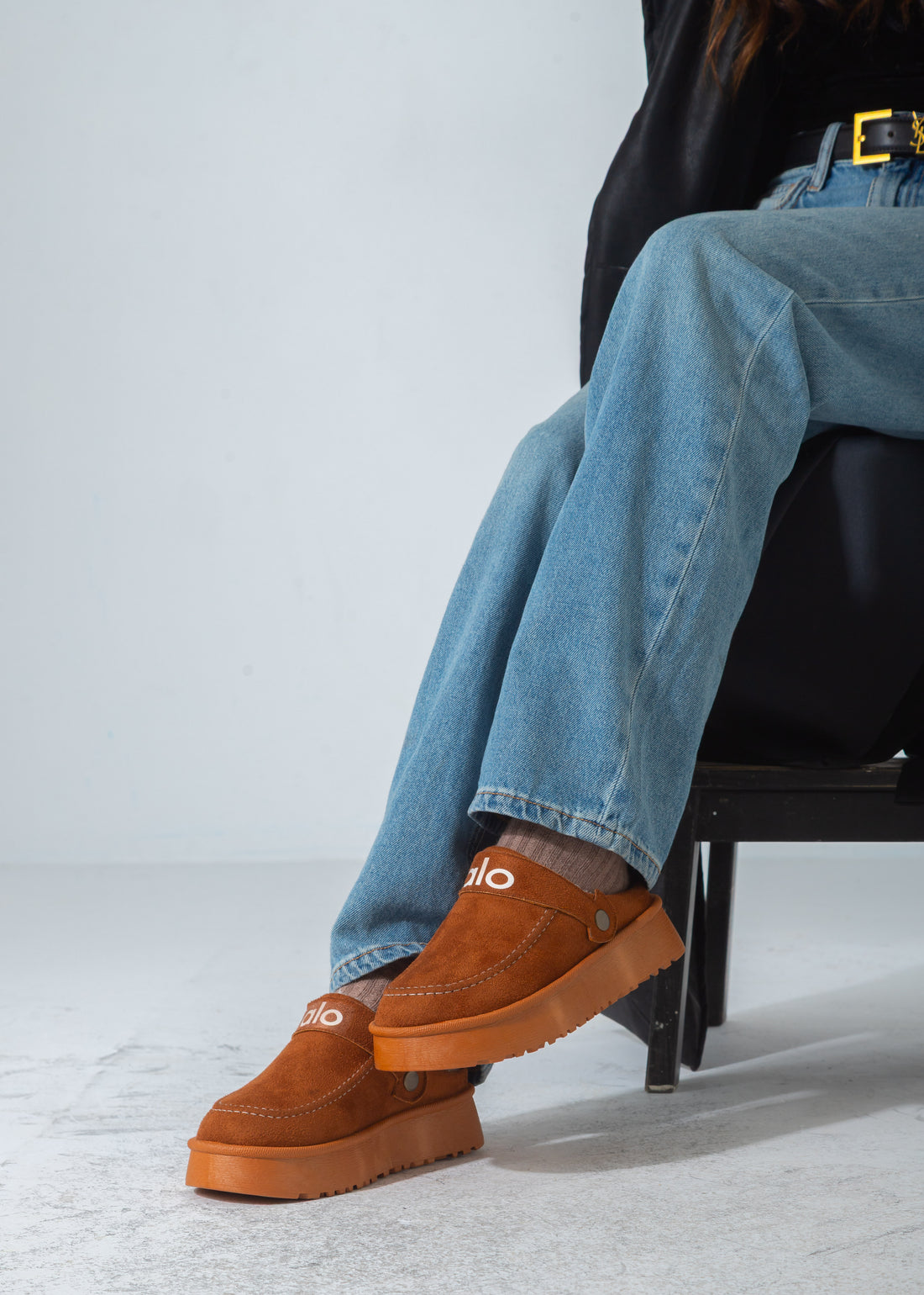 The Cozy Platform Clog-camel