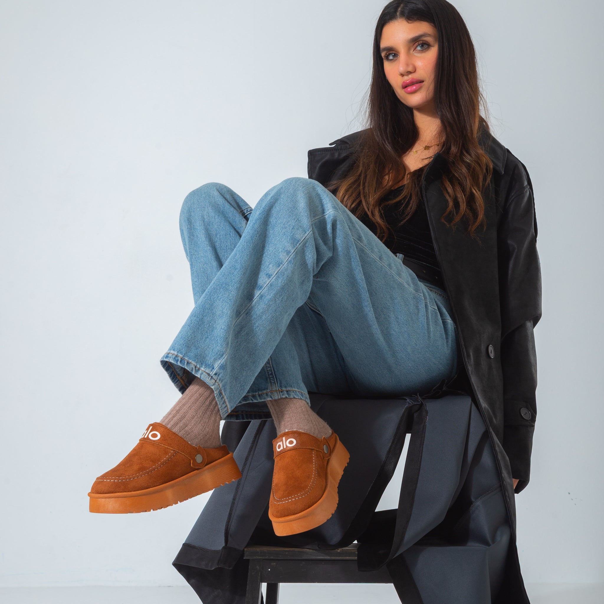 The Cozy Platform Clog-camel