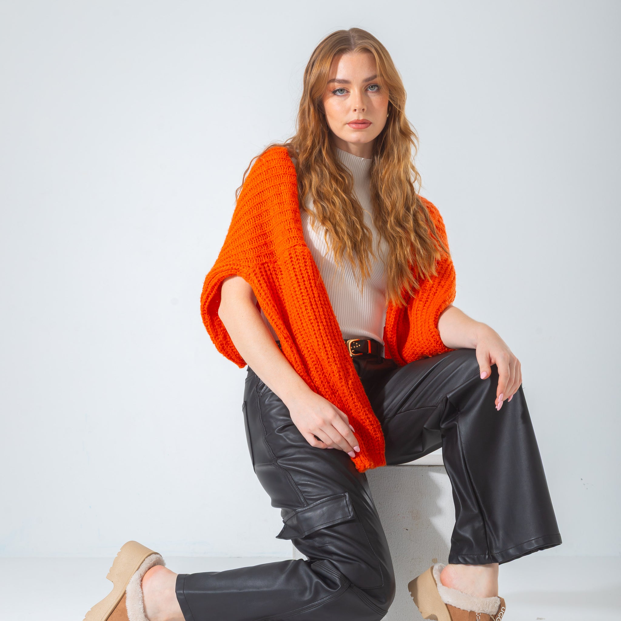 Lace-Up Moccasin Platform Clog-cafe