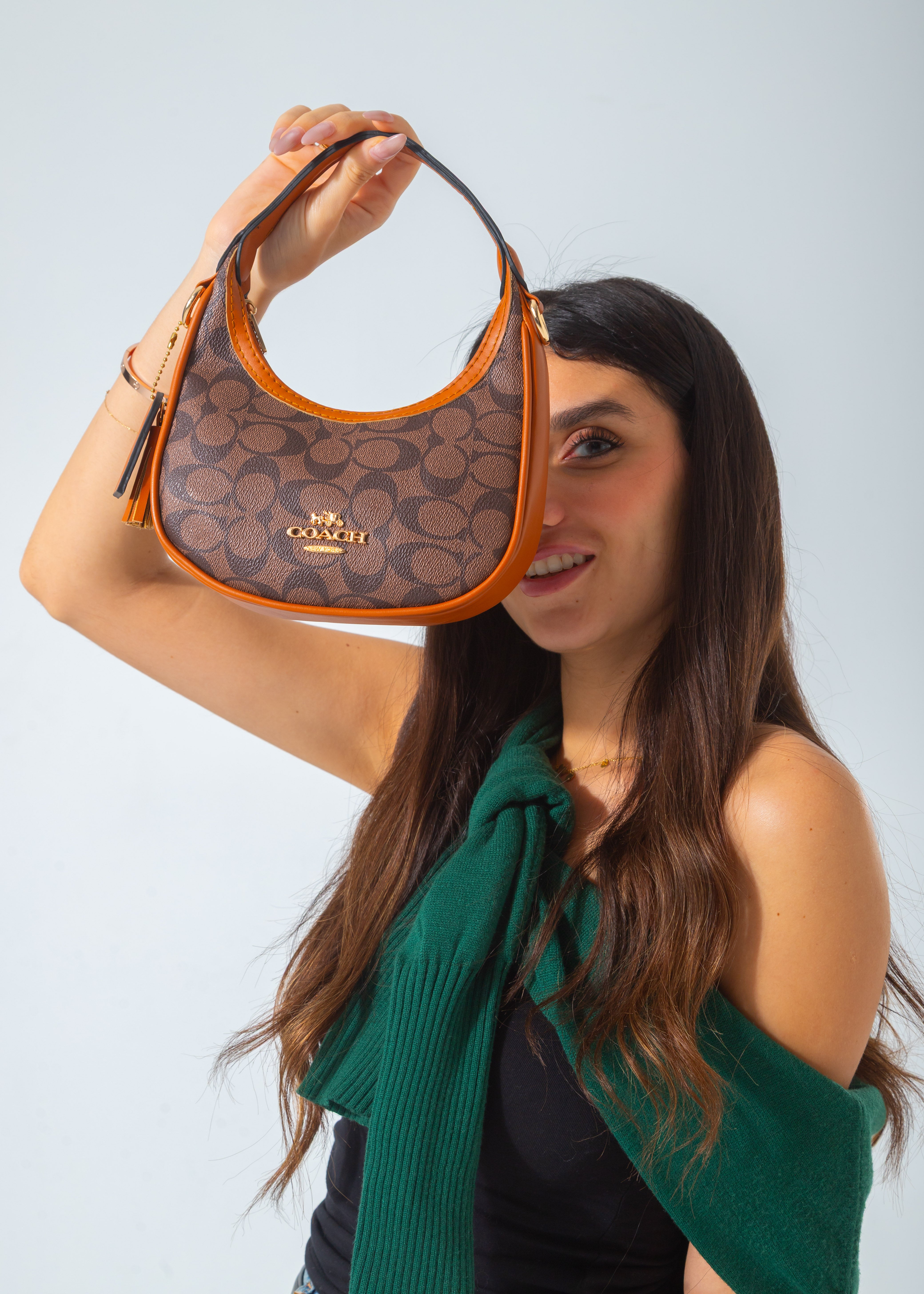 Canvas Demi Shoulder Bag-light-camel