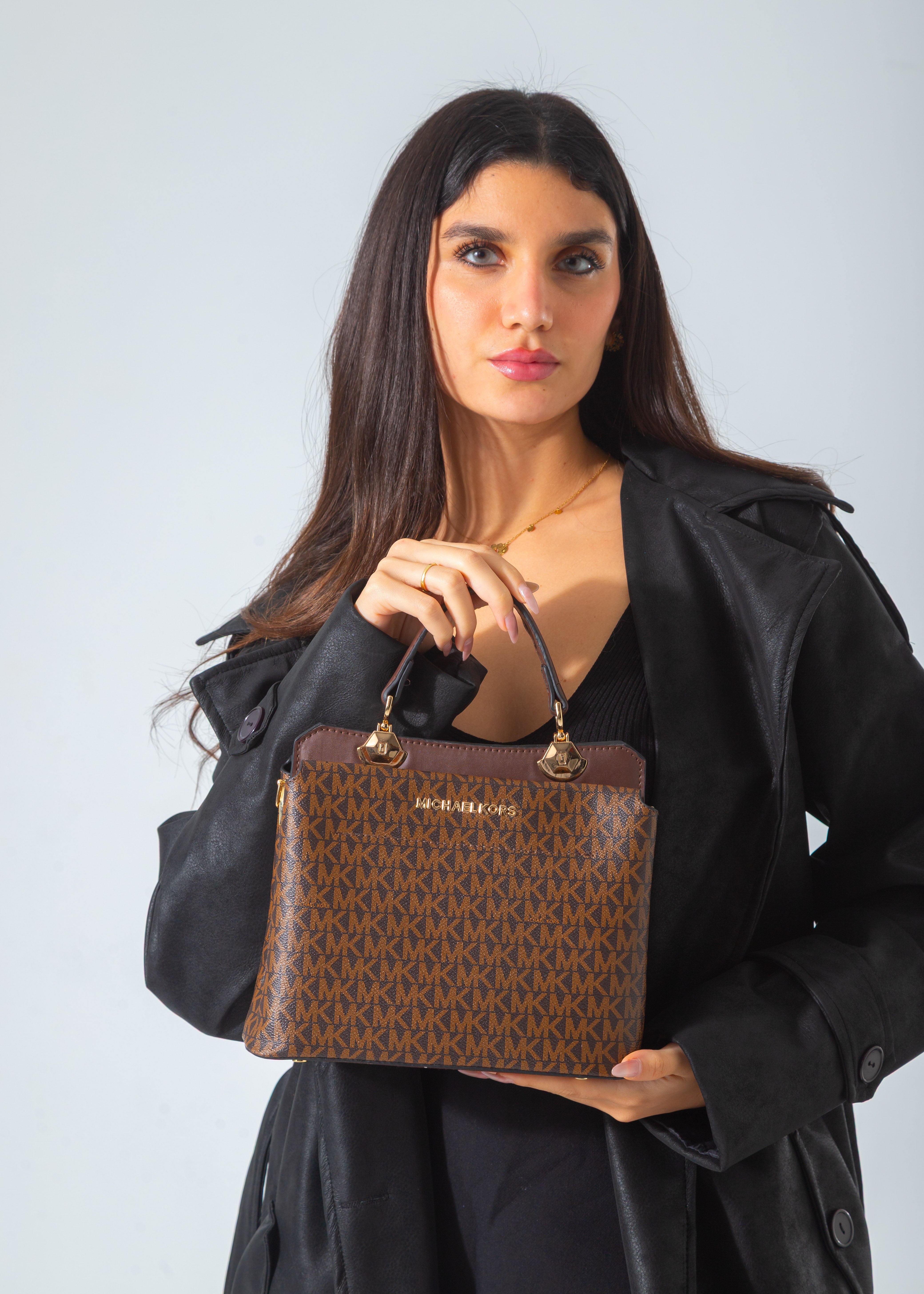 The Convertible Top-Handle Bag-brown