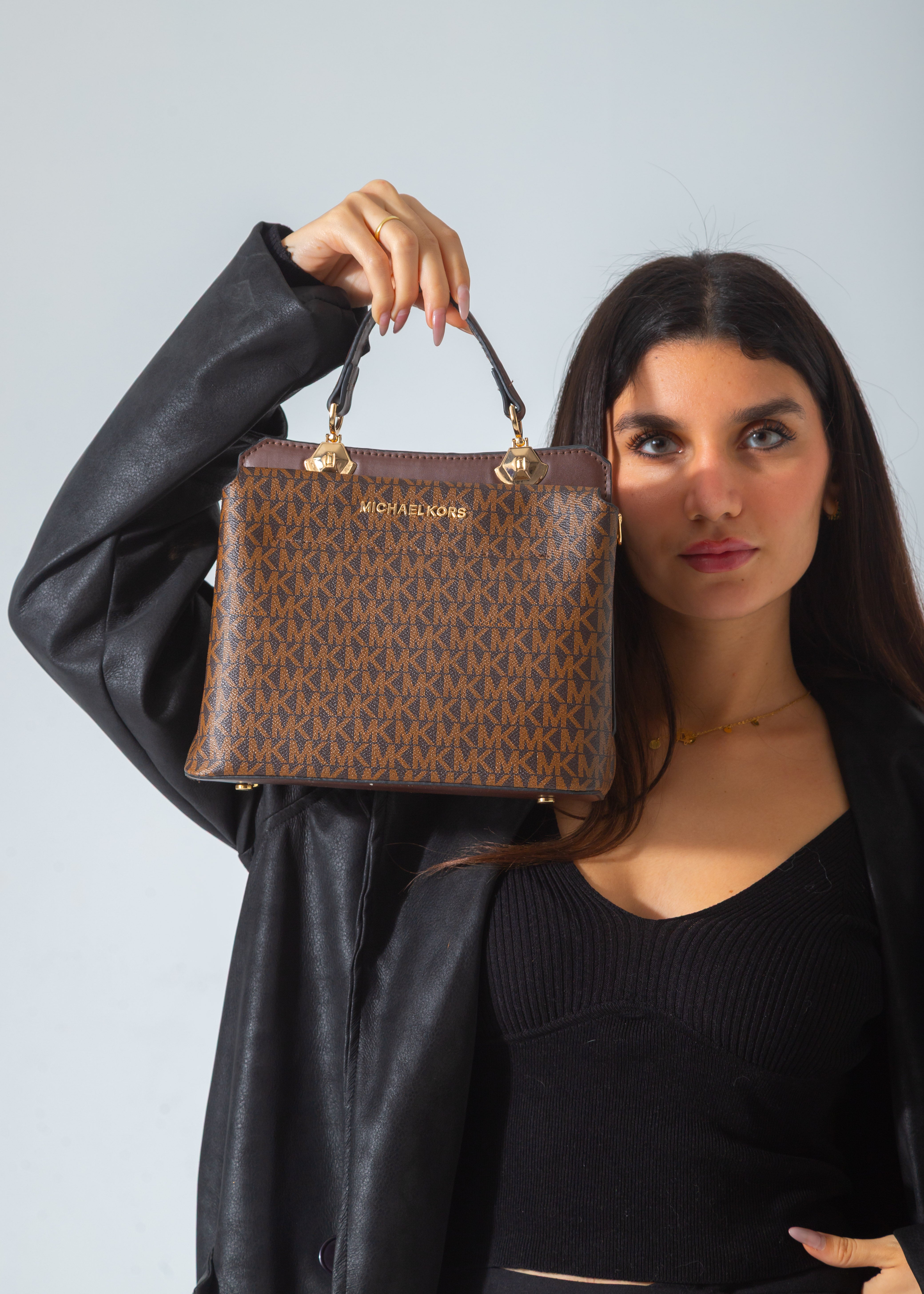 The Convertible Top-Handle Bag-brown