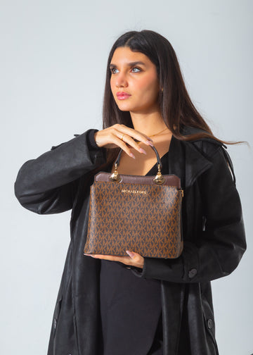 The Convertible Top-Handle Bag-brown