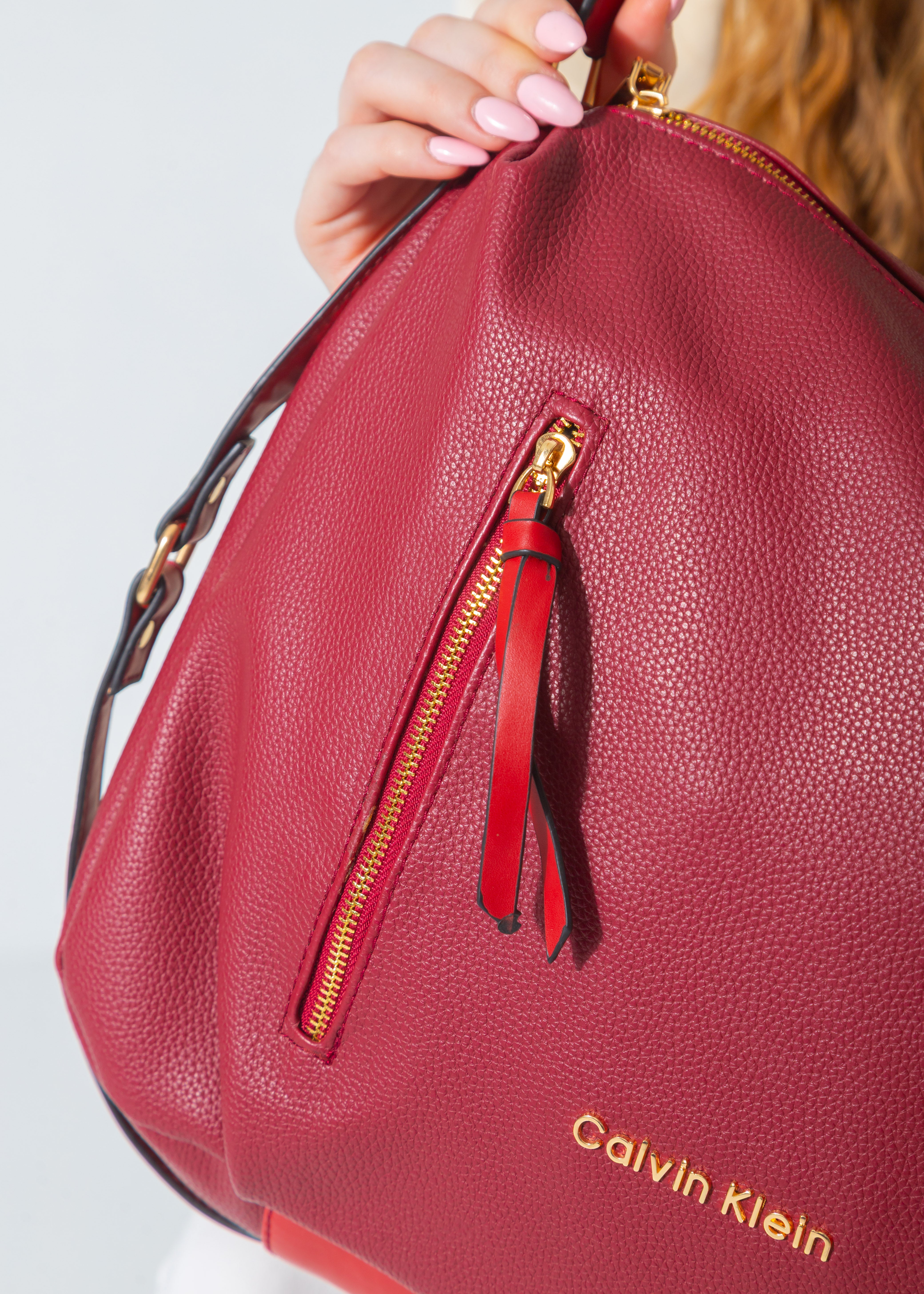 Calvin Klein Soft Hobo Bag-marron