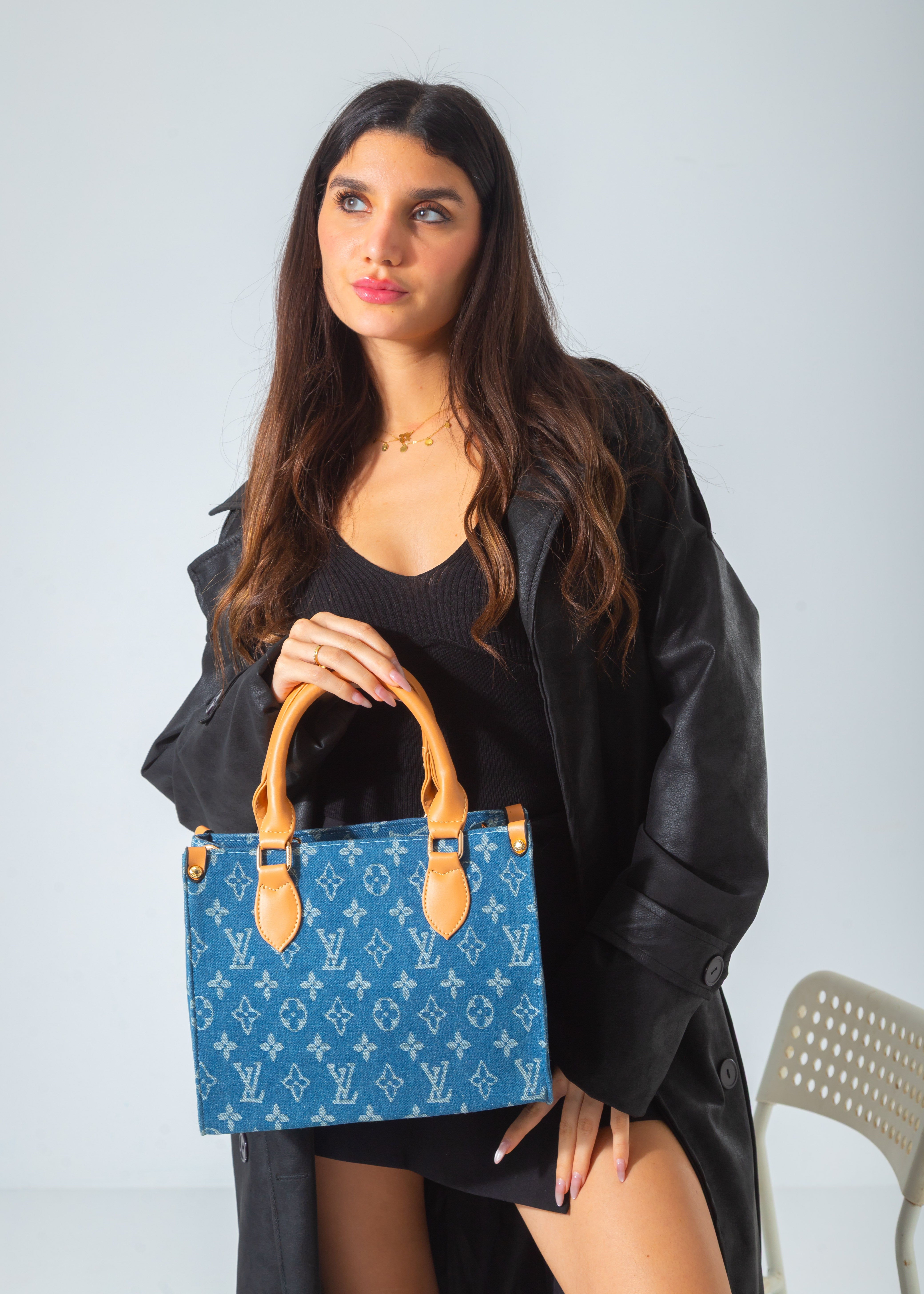 Top-Handle Carryall Bag-jeans