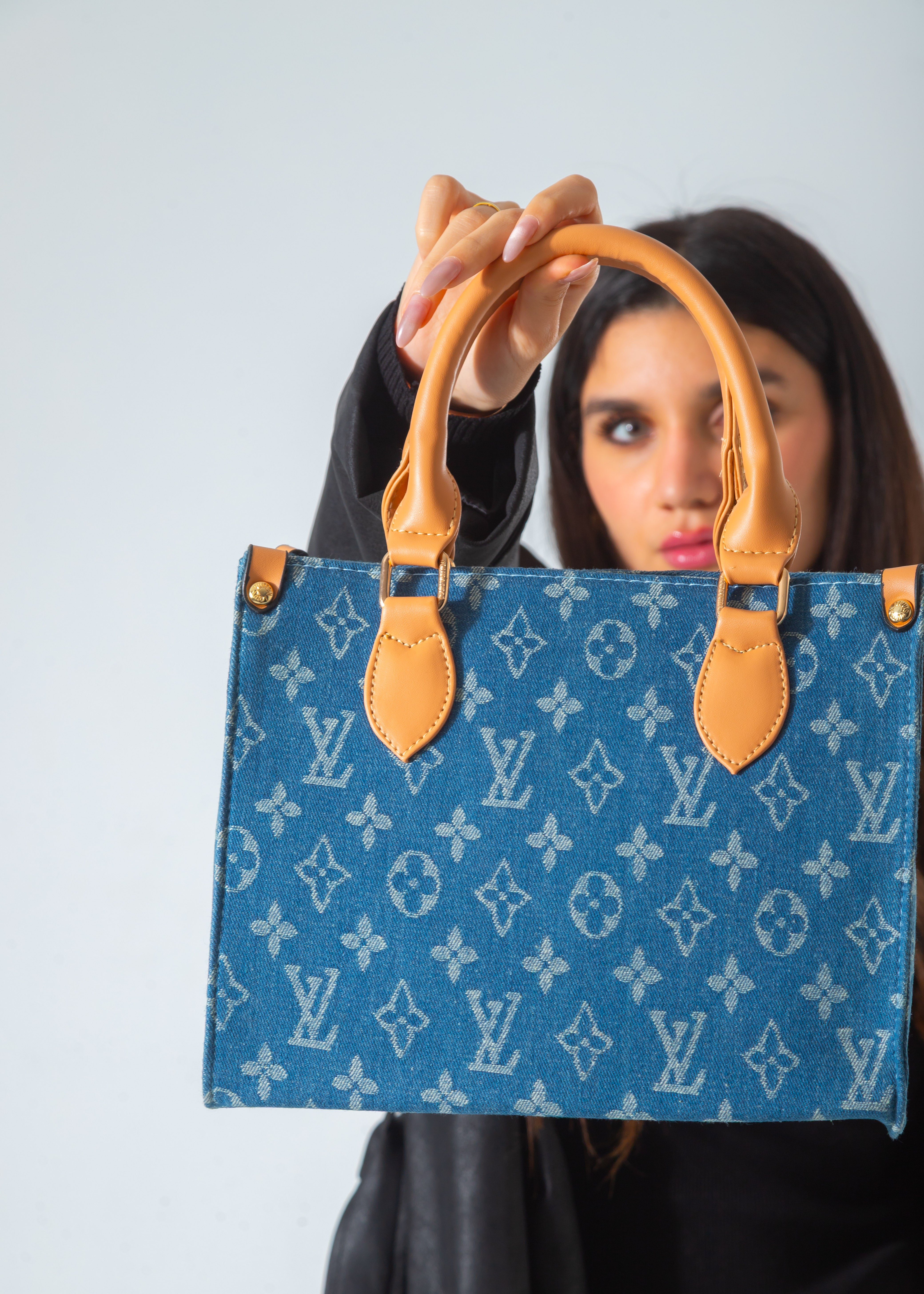 Top-Handle Carryall Bag-jeans