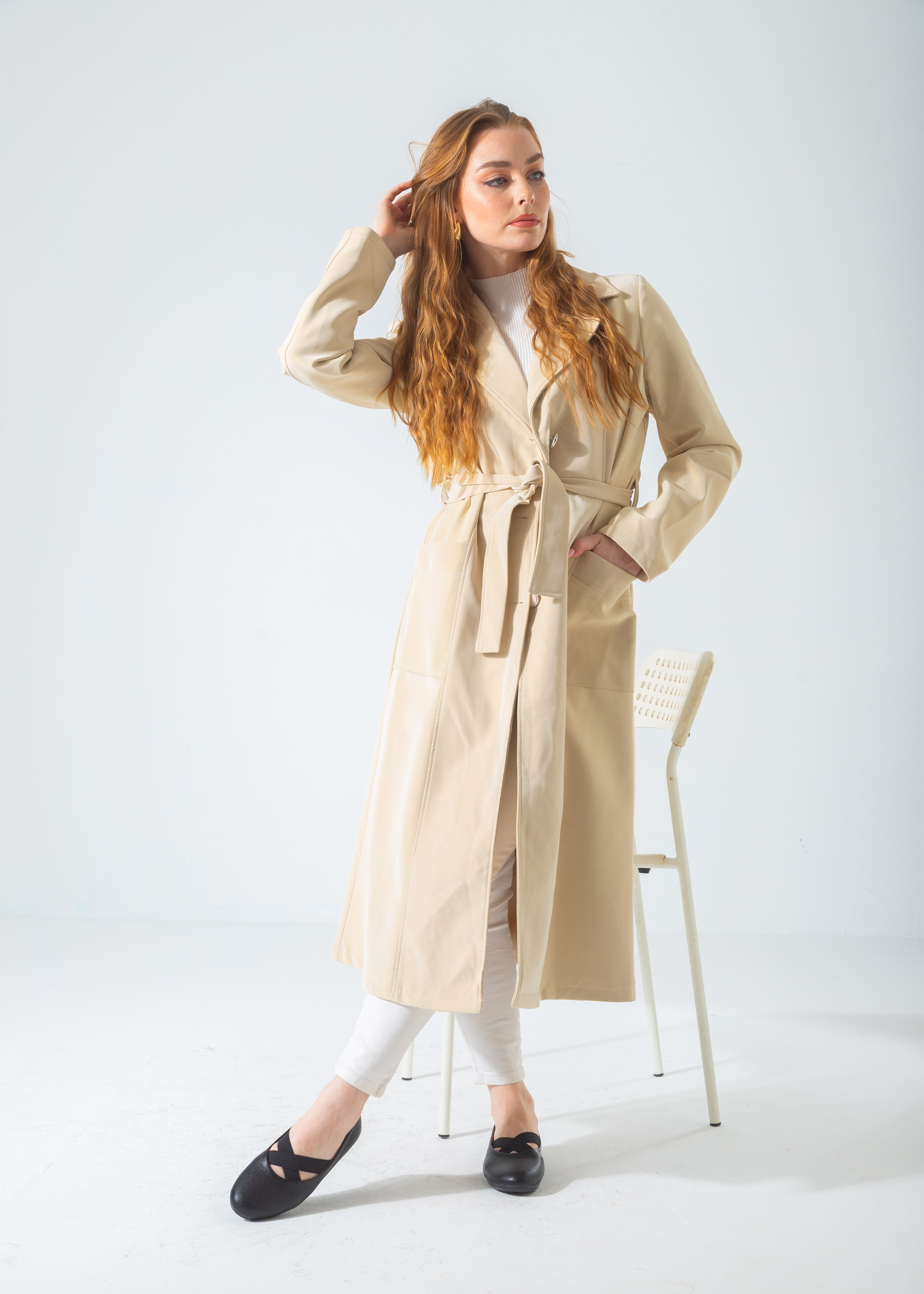 Criss-Cross Elastic Flat-black