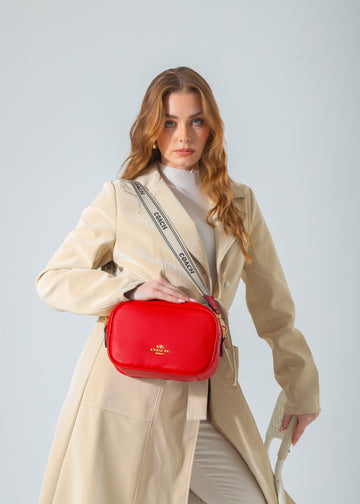 Small Crossbody Bag-red