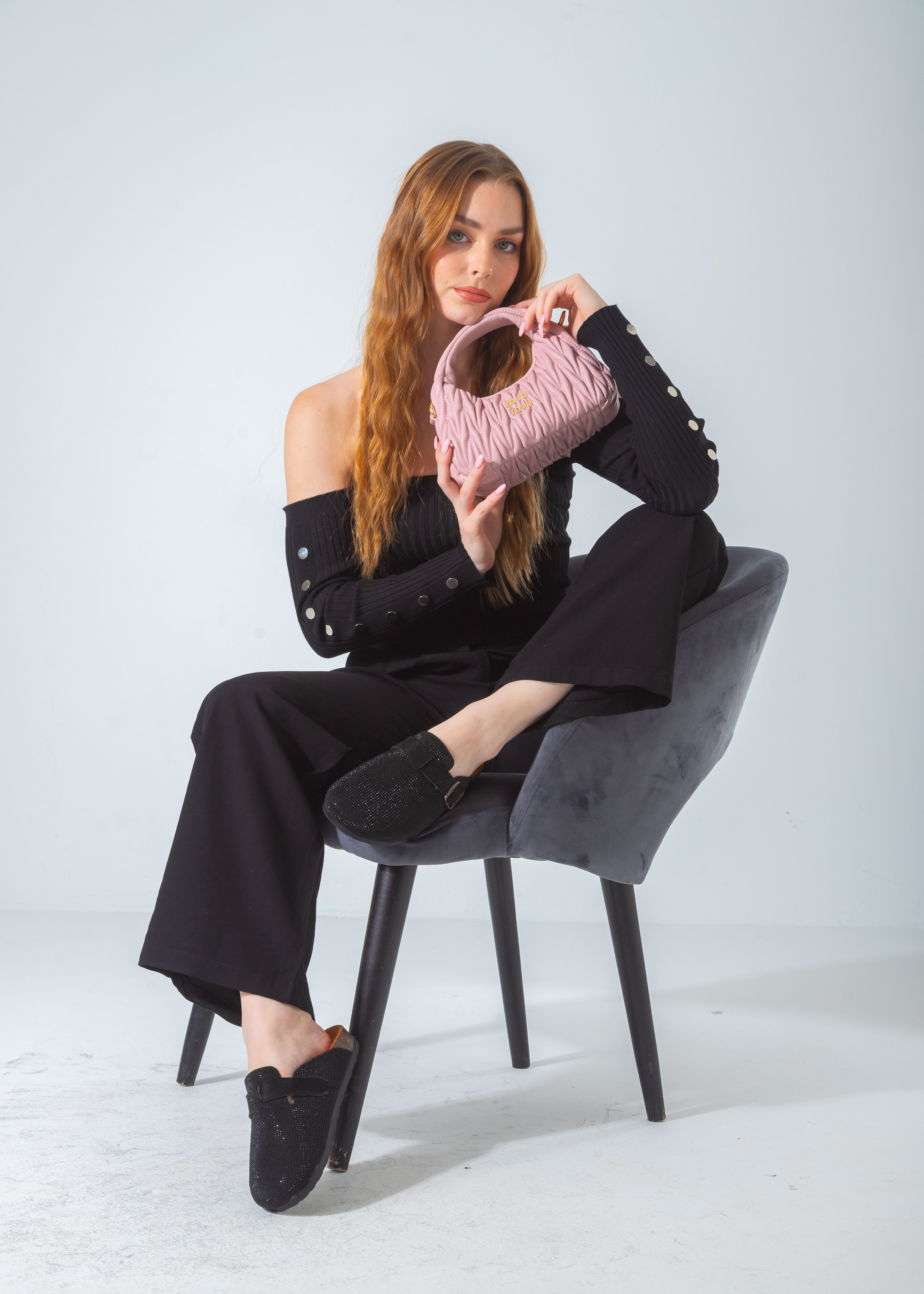 Wander Matelassé Hobo Mini-Bag-pink