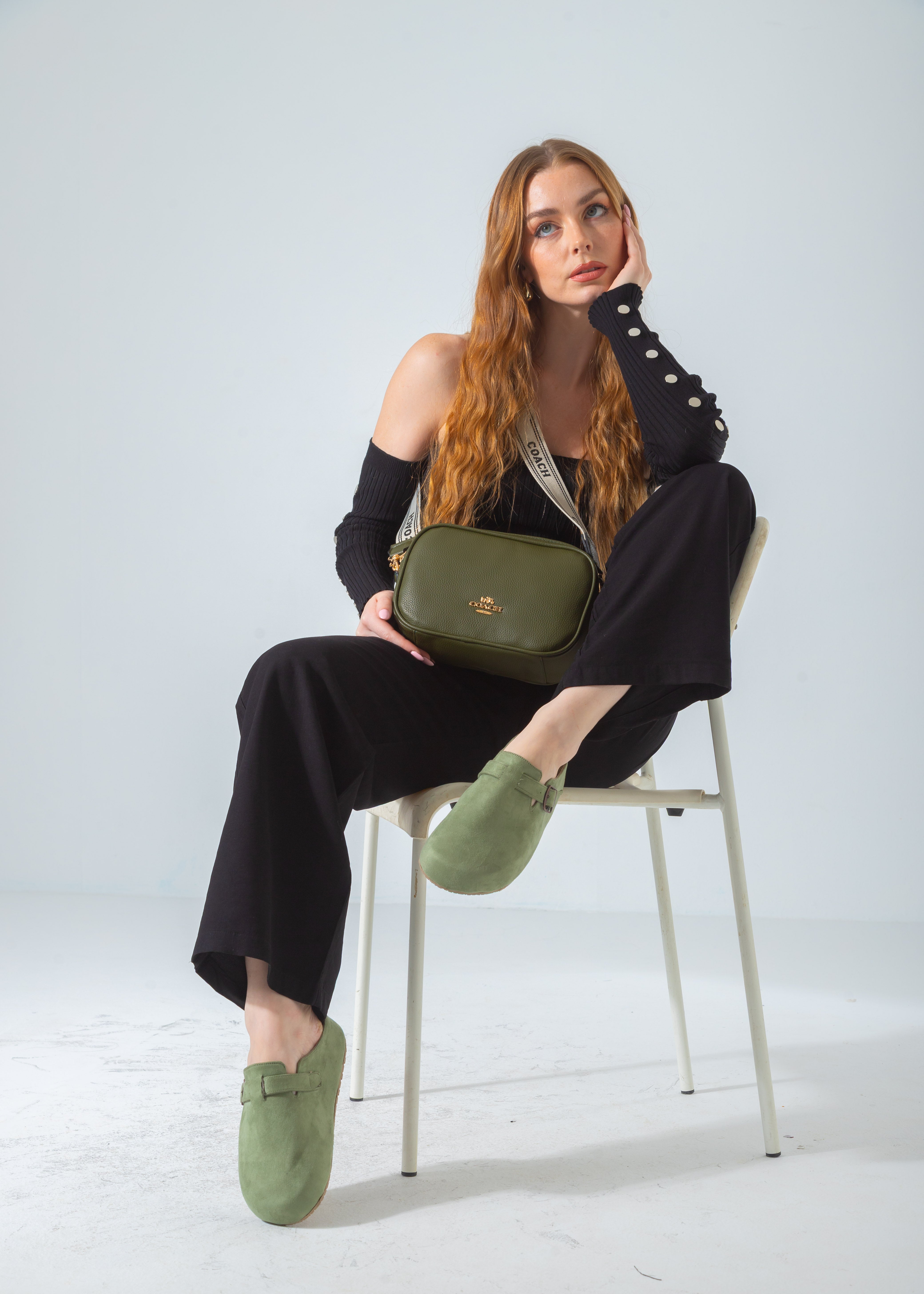 Small Crossbody Bag-olive