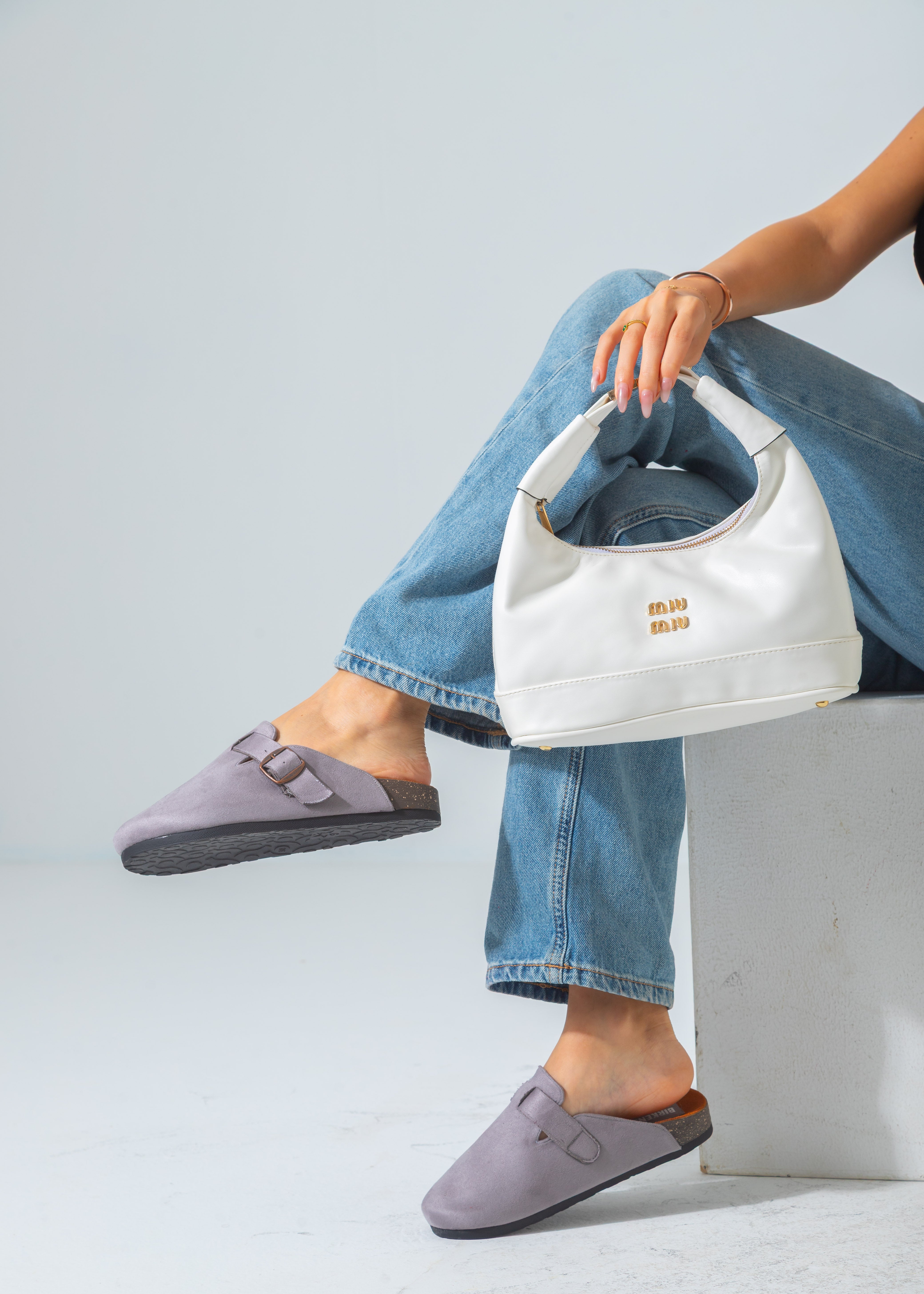 The Chic Petite Bag-white