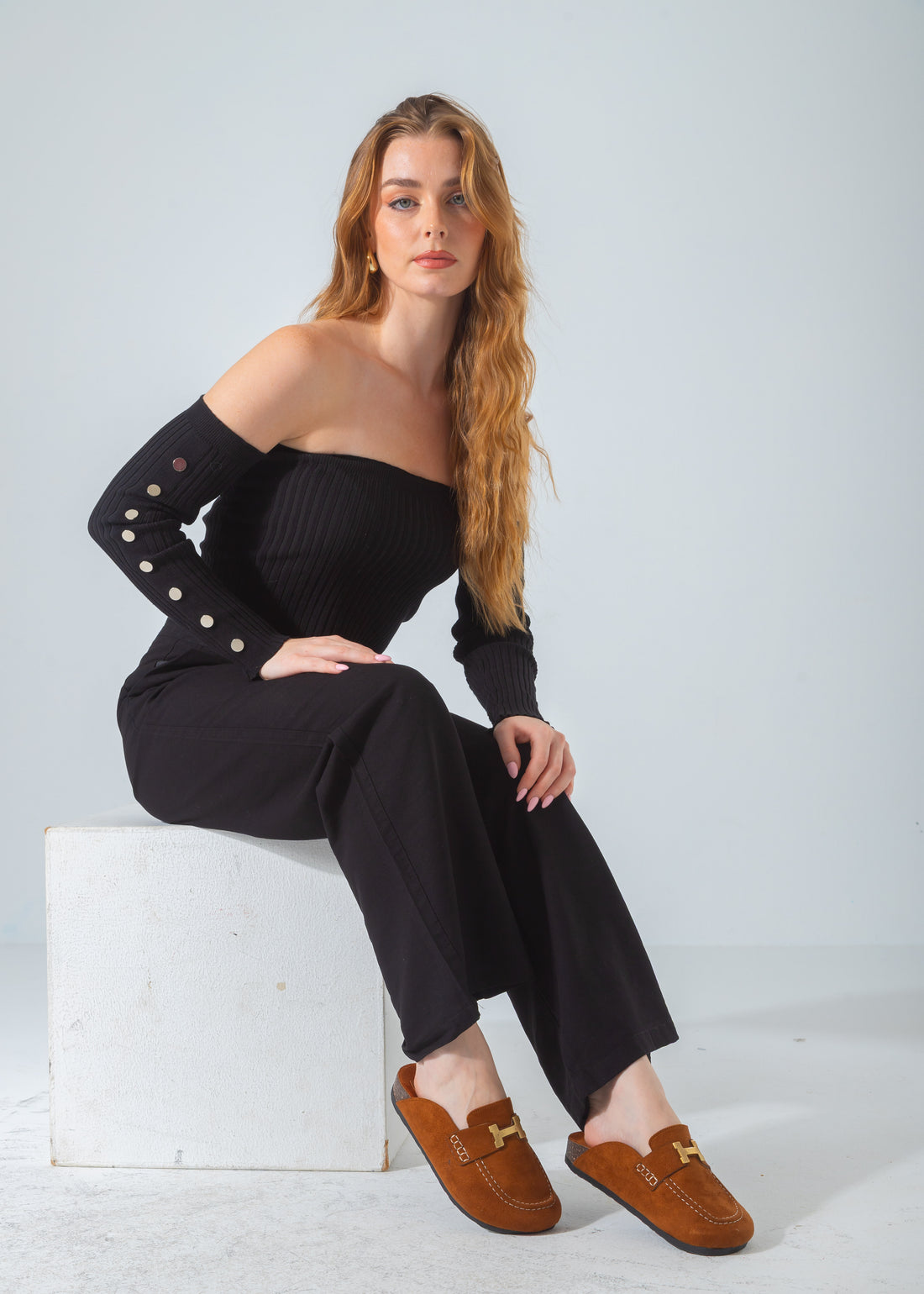 The Classic H-Bar Clog-camel