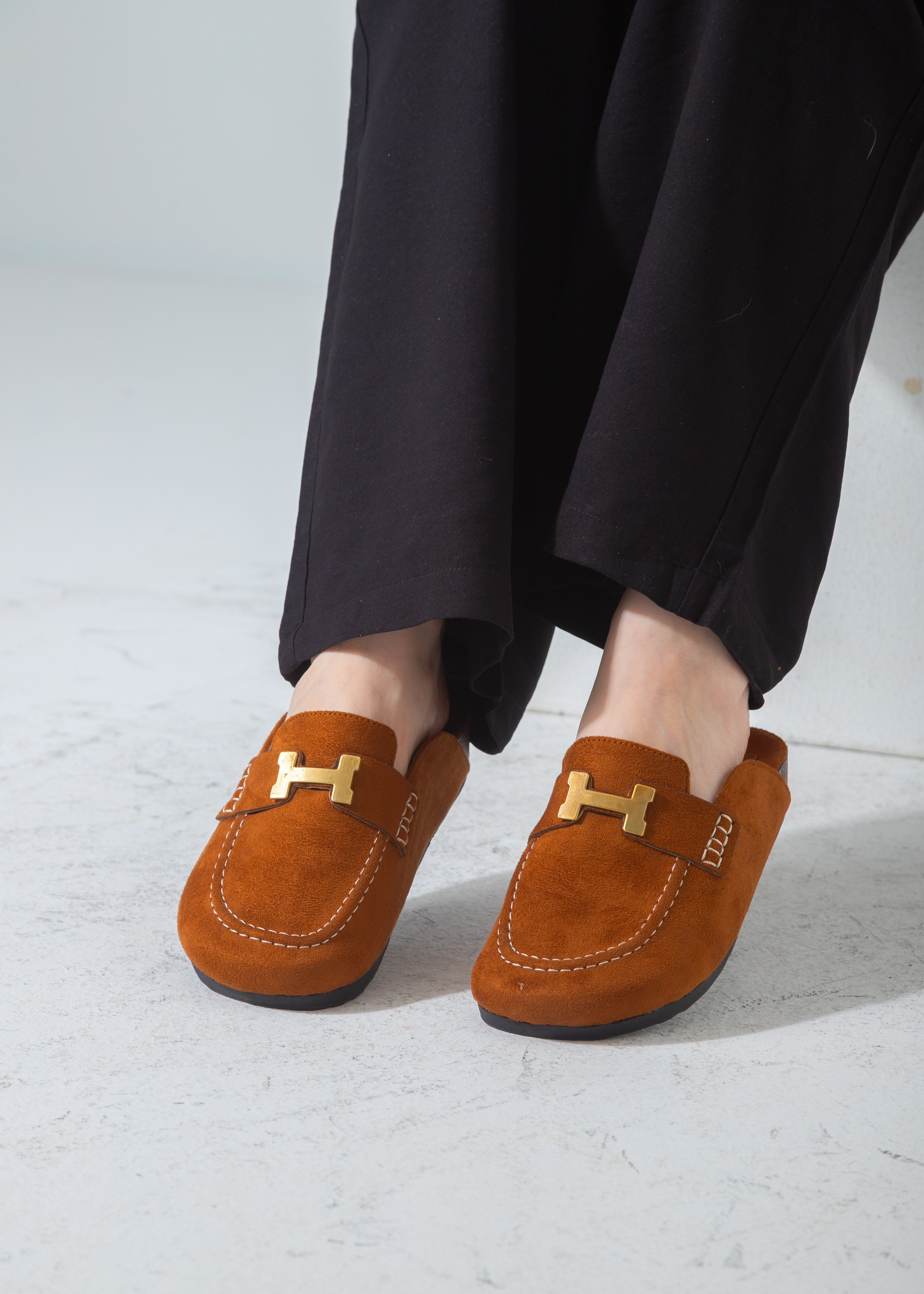 The Classic H-Bar Clog-camel