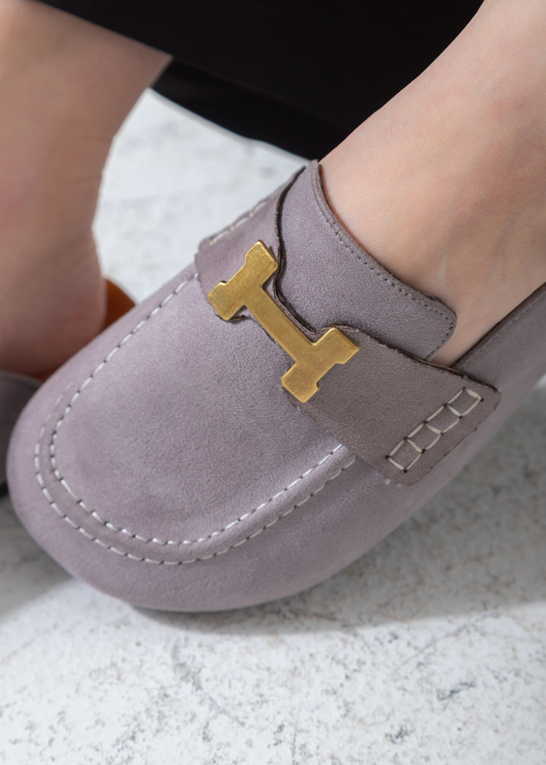 The Classic H-Bar Clog-gray