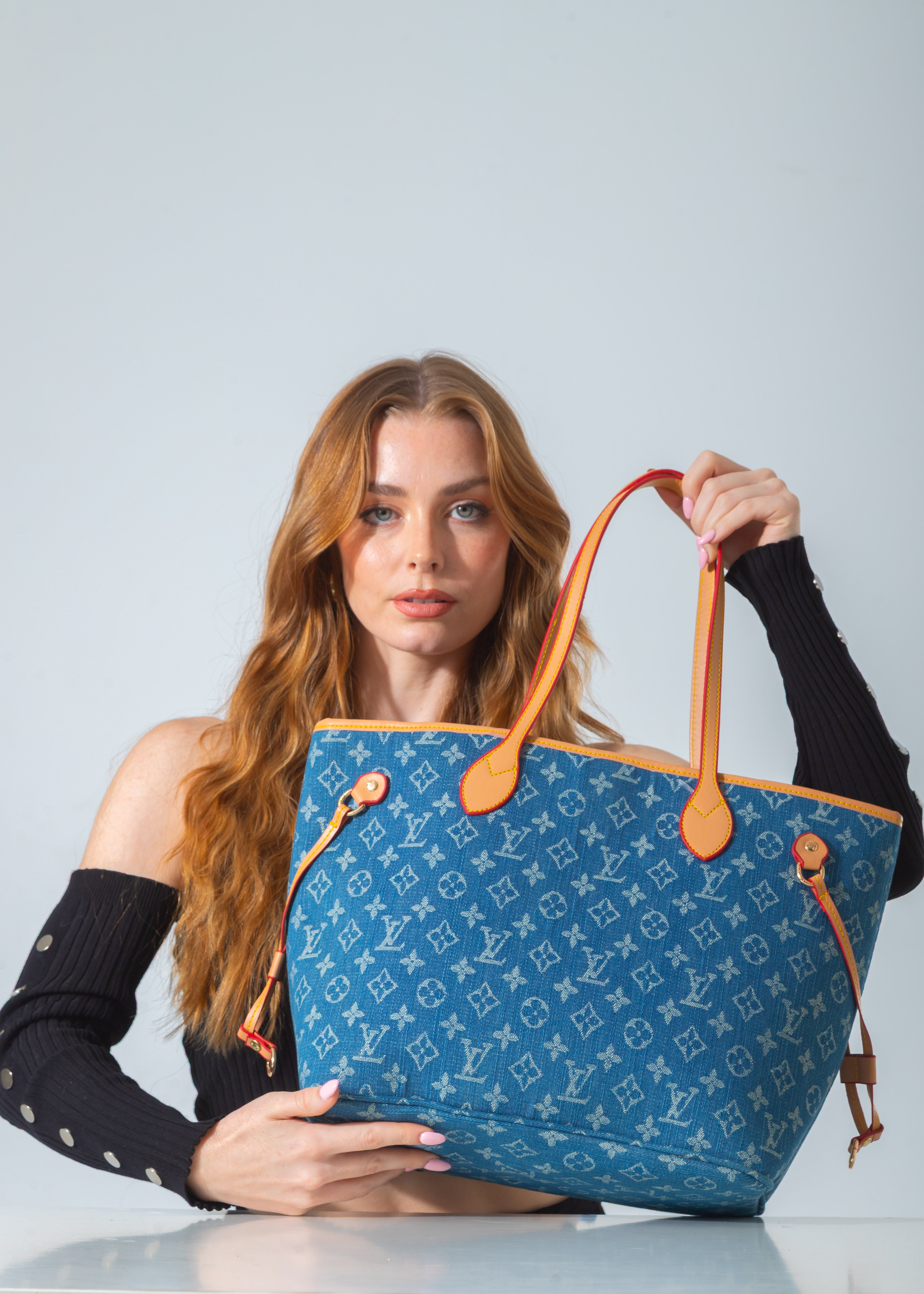 The Denim Icon Tote Bag-jeans